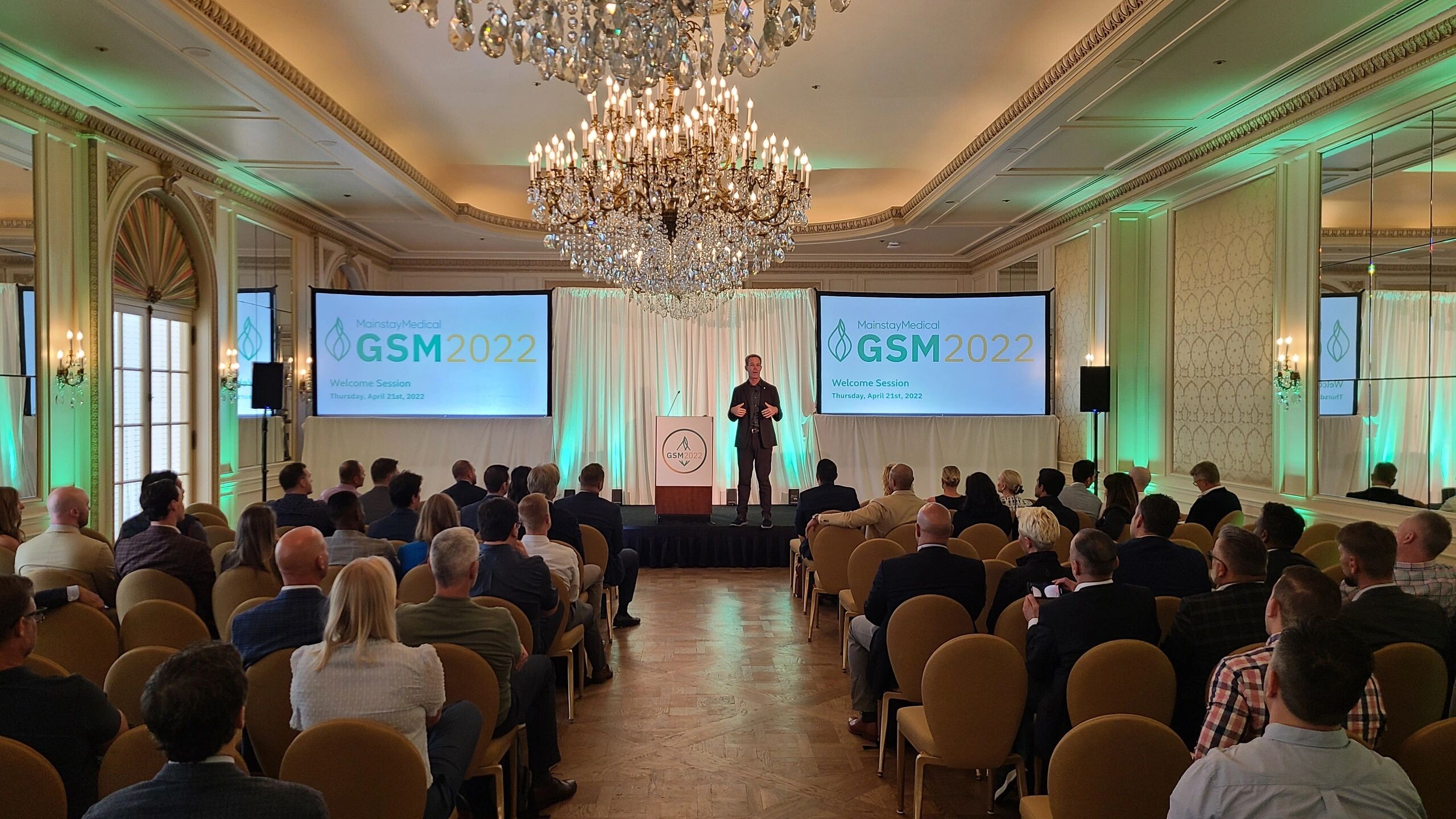 Presentation visuals for events